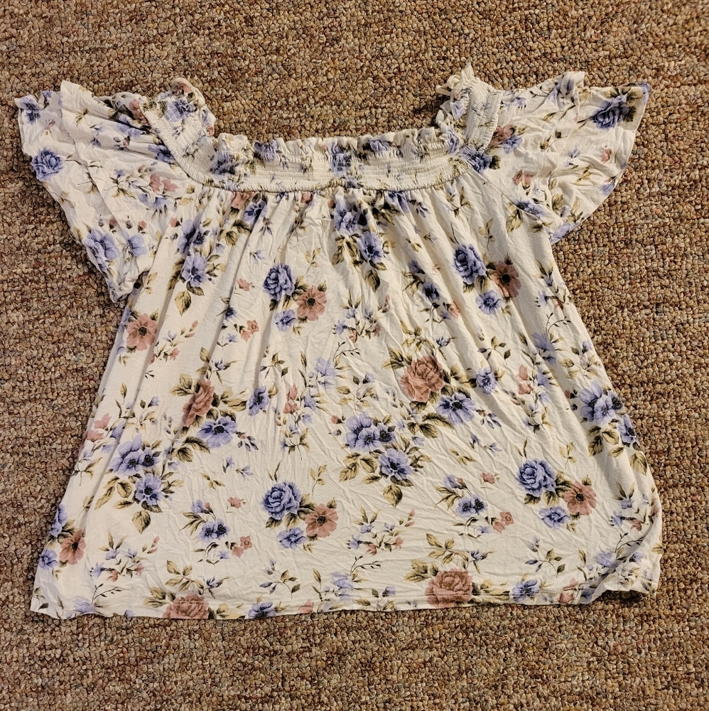 American Eagle Floral Shirt
